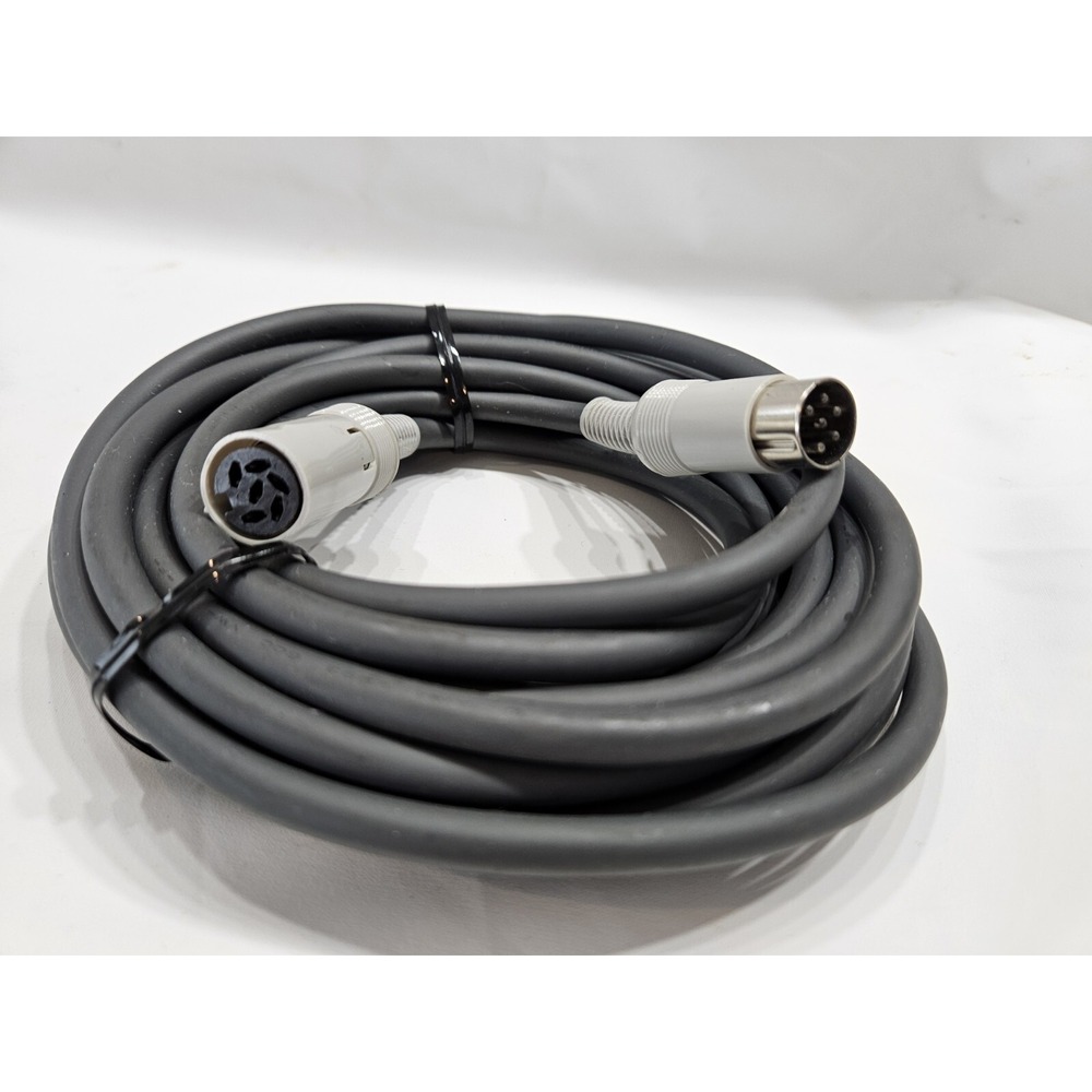 Vintage Taisho Cable Awm E35688 7 Pin Circular Connector Male to Female